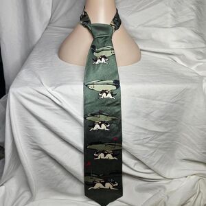 vintage 90s big dogs golf mens tie